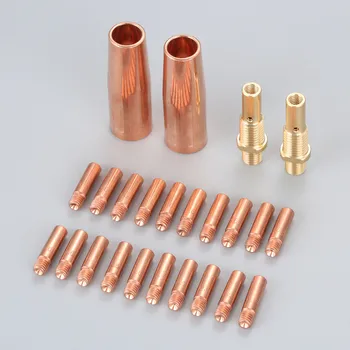 

24Pcs MIG Welding Gun Kit .023" Tip Nozzle Diffuser Fit for Lincoln Magnum Tweco