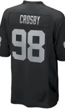 Custom Embroidery For American Maxx Crosby Henry Ruggs III Men Women Kid Youth White Black Football Jersey