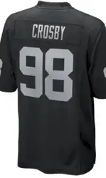 Custom Embroidery For American Maxx Crosby Henry Ruggs III Men Women Kid Youth White Black Football Jersey