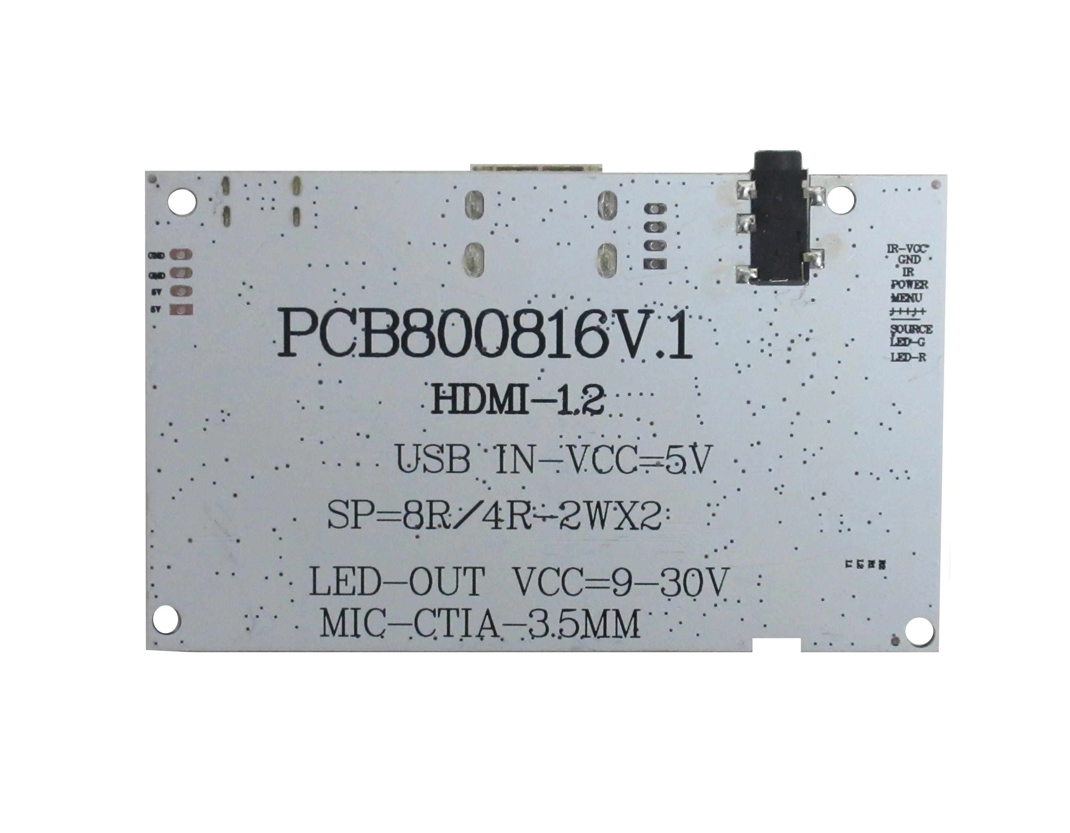 Multipurpose Lcd Display Controller Hdmi-compatível Audio Control Driver Board 800x480 - Imagem 2