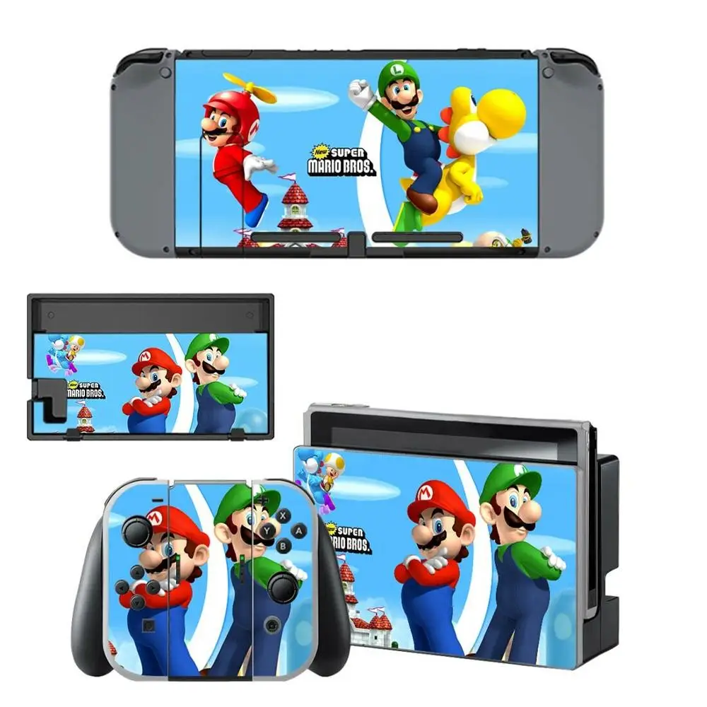 YSNS0359 Наклейки Super Mario nintendo switch для nintendo Switch консоль Joy-con контроллер док-станция Скины Виниловые - Цвет: YSNS0359