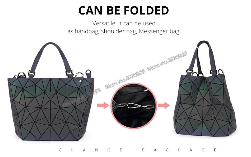 Frauen Diamant Tasche - Geometrische Schulter Tasche