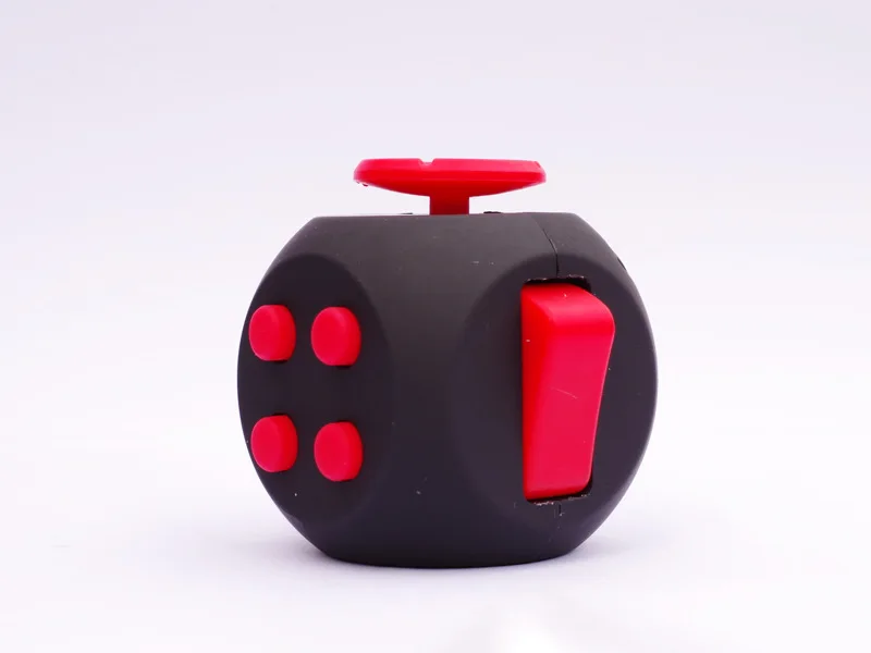 Fidget Cube EDC Anti Stress Relief Spielzeug Angst Antistress Sensorische Fidgeting Würfel Spielzeug für Kinder Erwachsene Autismus ADHS Fokus 12 Seiten