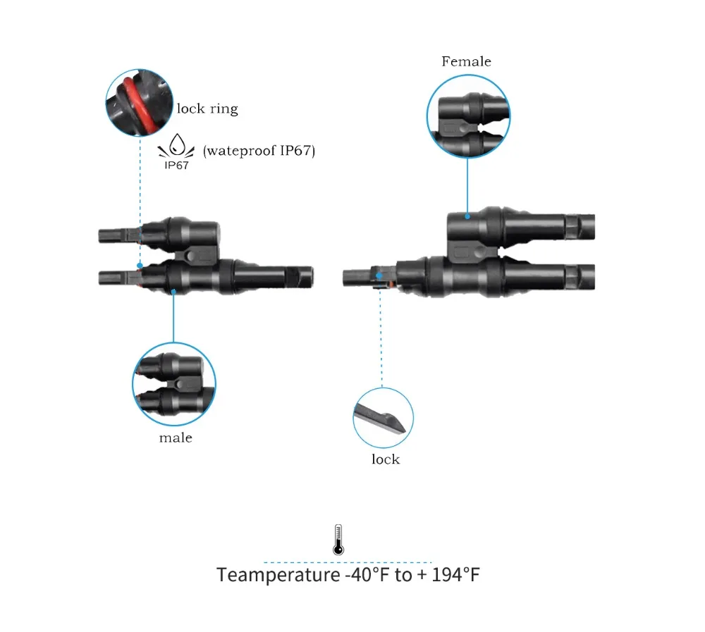 mc4 y connector
