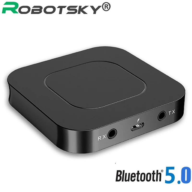 Buen valor Receptor de Audio para música con Bluetooth 5,0, adaptador inalámbrico estéreo, USB, conector AUX para altavoz de 3,5 MM, TV, coche, PC y ordenador YDwpemWj3VM