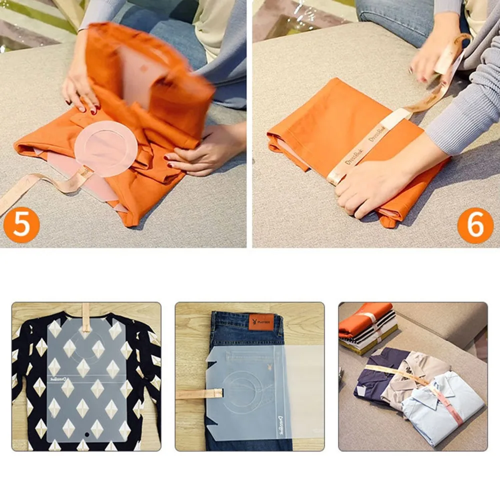 New Convenient Lazy Clothes Stacking Board Dressbook Stacking Artifact Artifact Clothes Organizer System for Family Storage