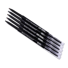 Beautybigbang водонепроницаемый карандаш для бровей натуральный четыре когти глаз бровей оттенок макияж карандаш коричневый черный серый двойная кисть