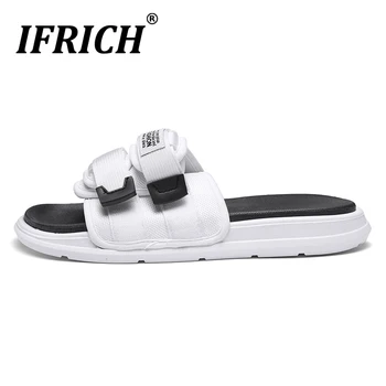 

Summer 2020 NewBathroom Slippers Men Mesh Breathable House Shoes Mens Big Size Indoor Slippers For Guests Brand Man Soft Slipper
