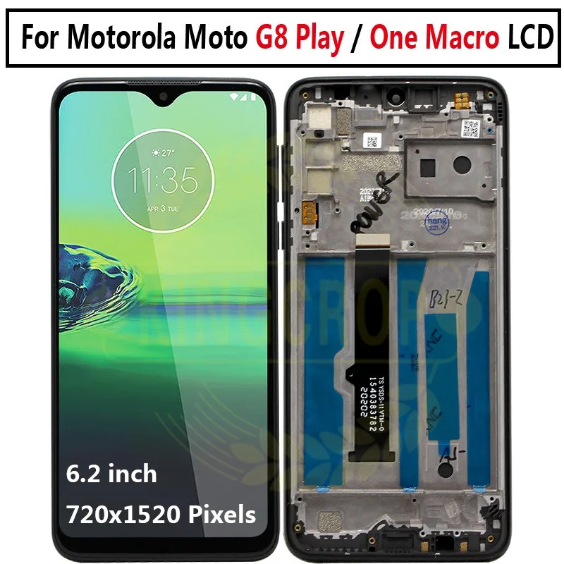 Untuk Moto One Macro G8 Play G8 Plus G8 Layar LCD Daya Layar