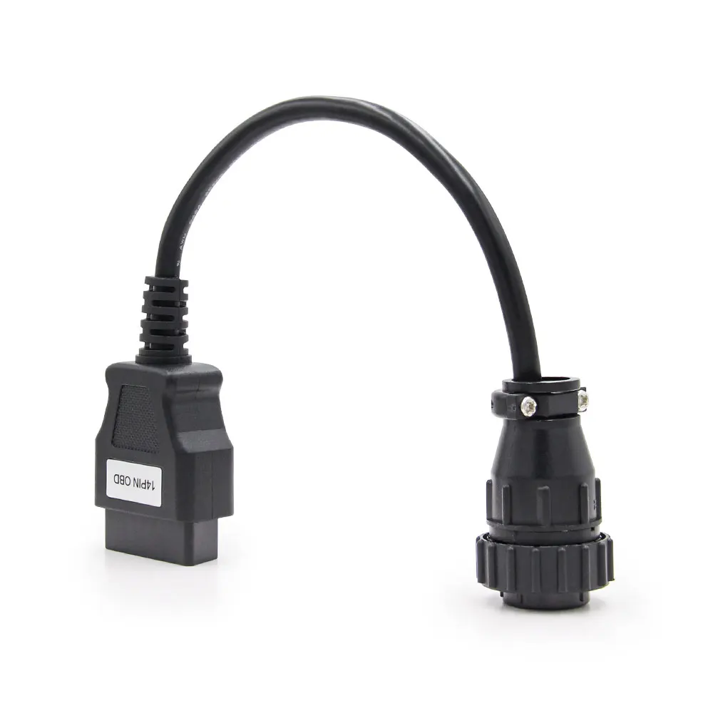 14pin к OBD2 16pin для benz дизельный грузовик кабель совместимый tcs диагностические инструменты