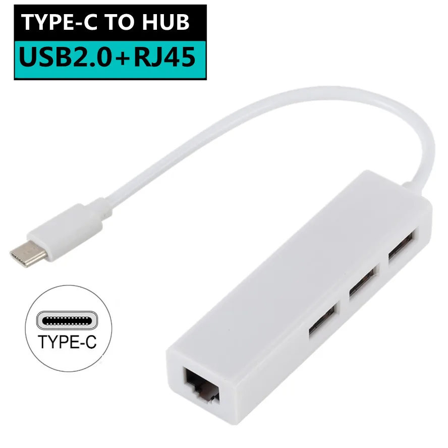 +USB 3.0 USB 3.1 Type C Adapter new A2TD RJ45 Port USB-C to HDMI 4K+Ethernet 
