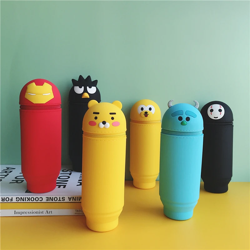 Детский пенал С Рисунком Тигра для девочек милая косметичка Kawaii карандашей сумка