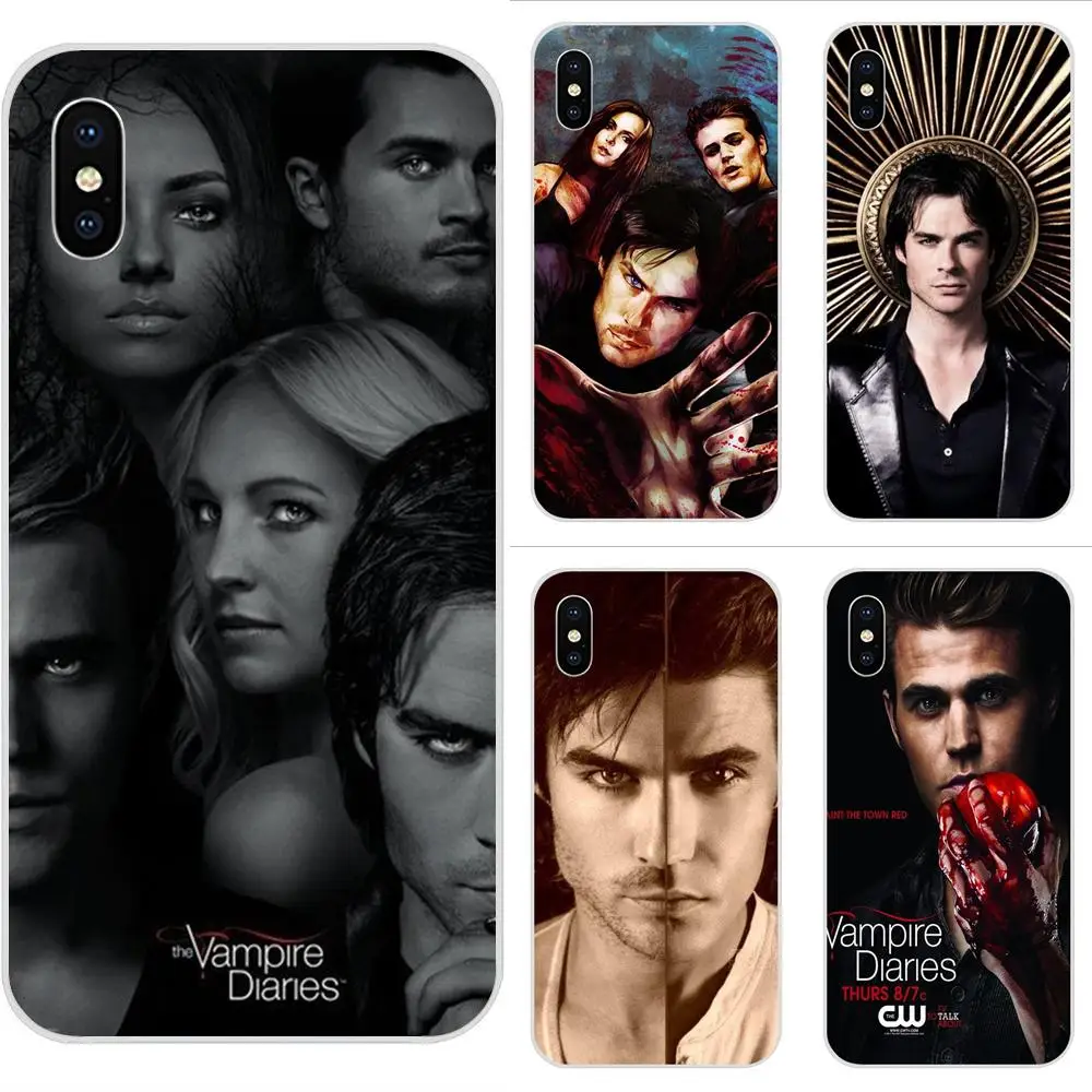 Для samsung Galaxy Note 5 8 9 S3 S4 S5 S6 S7 S8 S9 S10 5G mini Edge Plus Lite чехол для телефона Vampire diaries