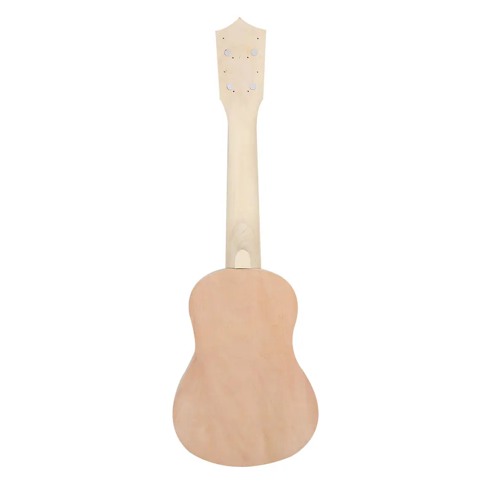  Intellectual Raw Wood Color Assemble Art Teaching Ukulele DIY Ukuleles Musical Instruments Children - 4000445940038