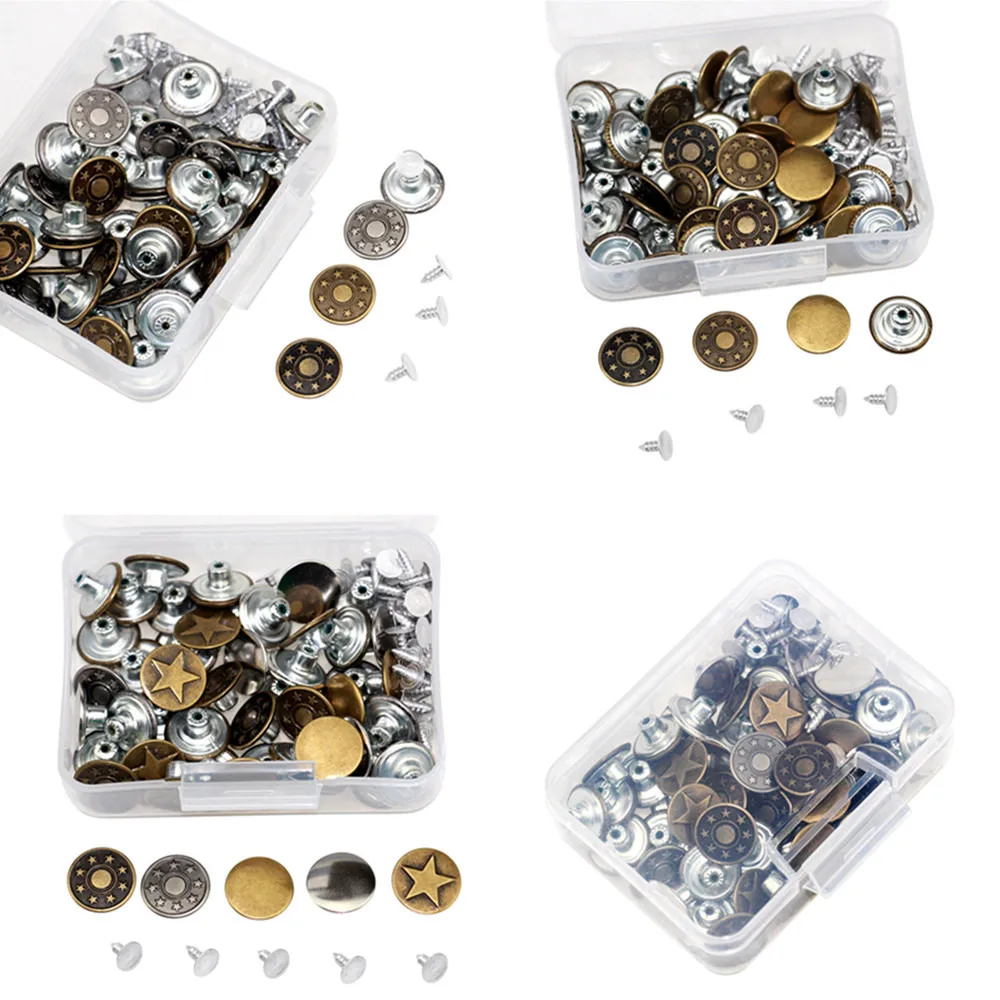 Jeans Buttons Replacement, Metal Replacement Kit