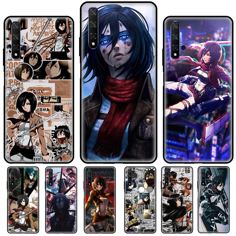 Чехол Mikasa атака на Титанов для Huawei Nova 5T 2 3 2Z чехол Y5 Y6 2017 2018 Y9 Y7 2019 Y6P Y5P 2020 | Мобильные