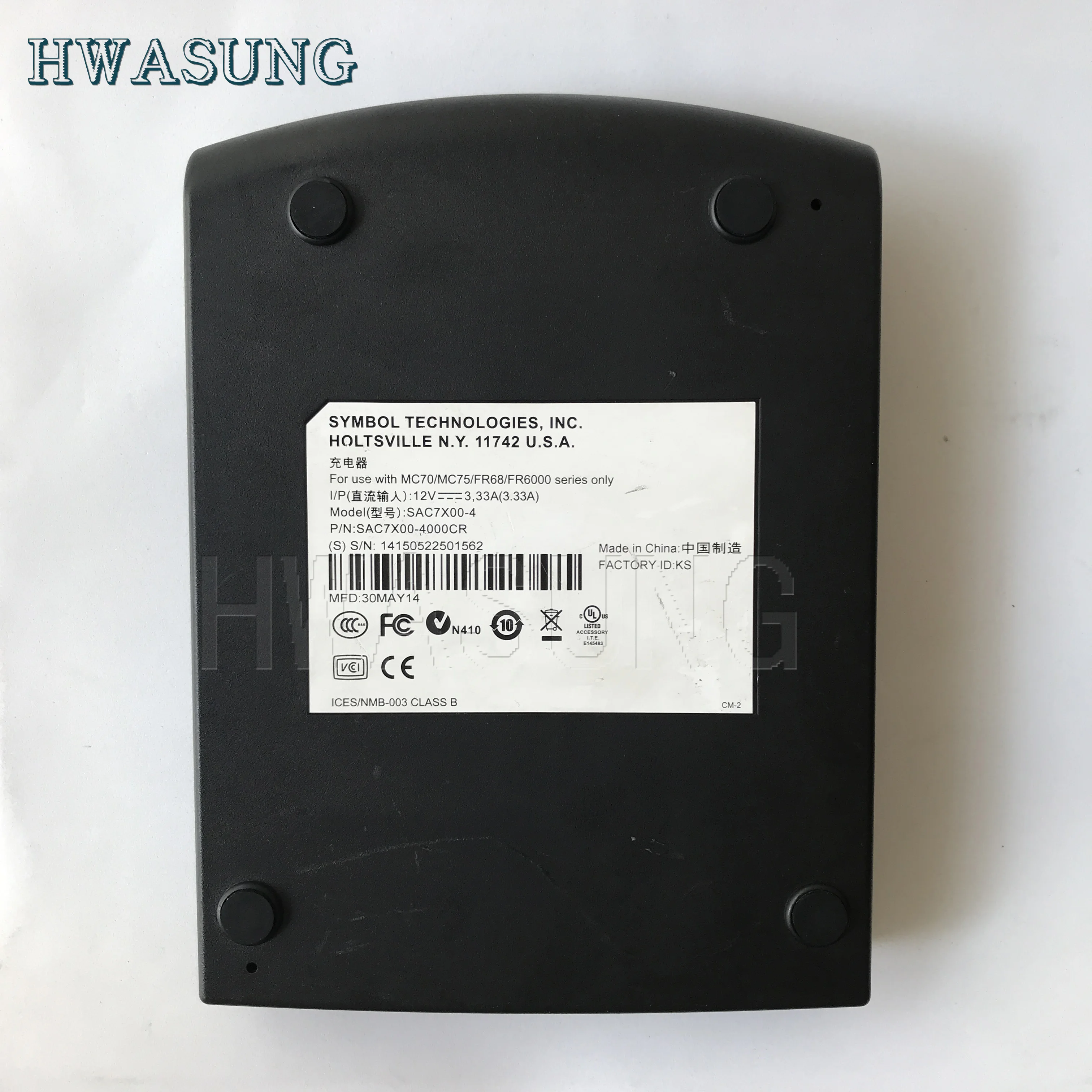 SAC7X00-4000CR для символ Motorola MC70 MC75 FR68 FR6000 серии Питание 4 гнездами для Батарея Зарядное устройство
