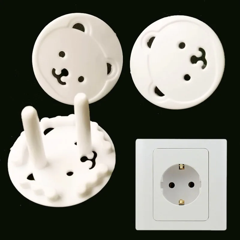 Good Deal Safety-Guard-Protection Electrical-Outlet Child Anti-Electric-Shock-Plugs-Protector-Cover 0LdJlqVEYmY