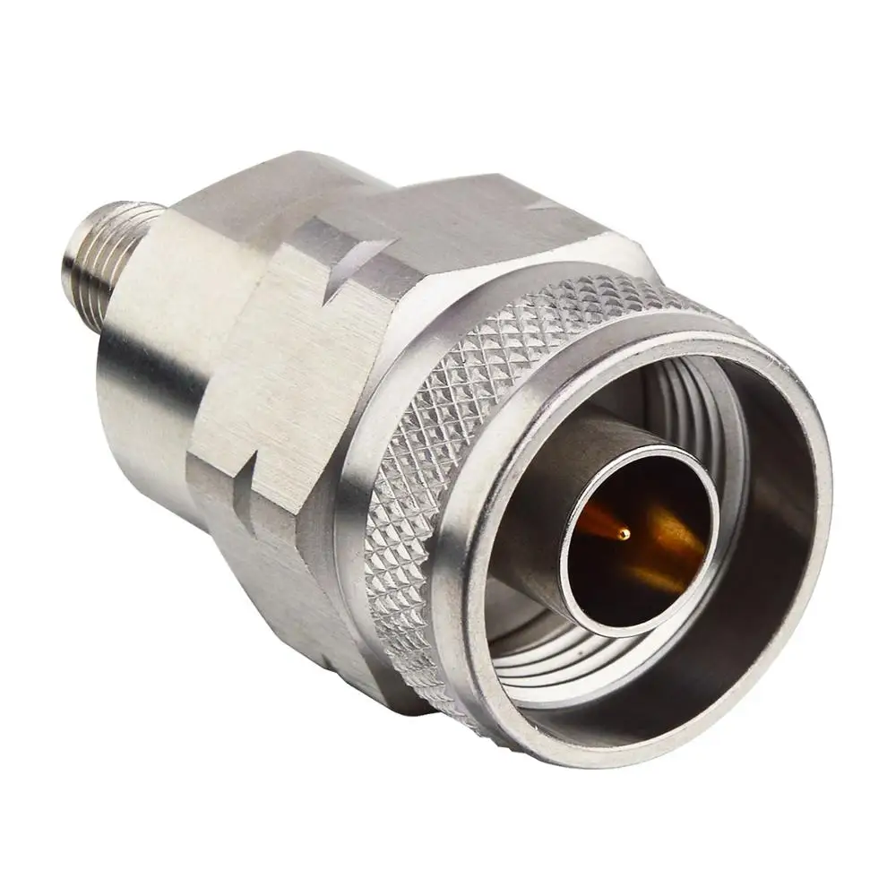 RF Coaxial 50ohm N Male to SMA Female DC- 18GHZ Test Connector Adapter Stainless steel Coax | Обустройство дома