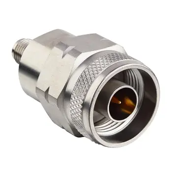 

RF Coaxial 50ohm N Male to SMA Female DC- 18GHZ Test Connector Adapter Stainless steel Coax Adapter