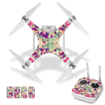 

Diamond Block Style Vinyl Skin Sticker for DJI Phantom 3 Drone And Remote Controller 0001