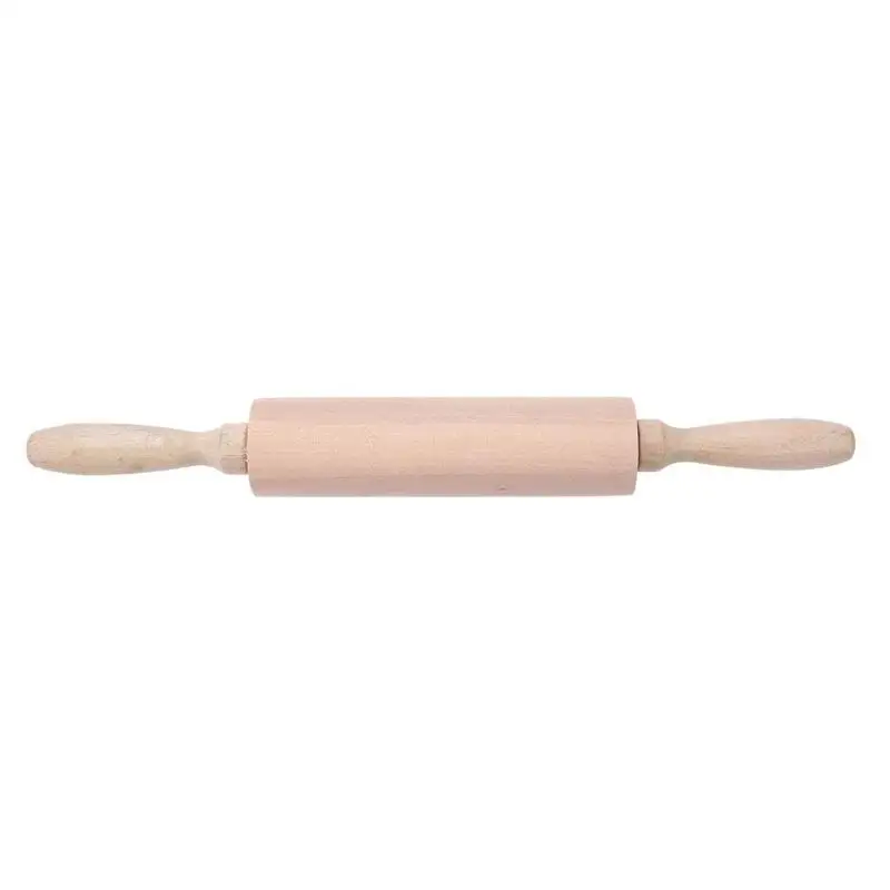 Solid Wooden Roller Baking Cookies Pastry Pizza Wide Noodle Biscuit Fondant Cake Dough Rolling Pin Kitchen Small Gadget - Цвет: 33.5x4.5x4.5 cm