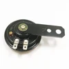 EAFC Universal Motorcycle Electric Horn kit 12V 1.5A 105db Waterproof Round Loud Horn Speakers for Scooter Moped Dirt Bike ATV ► Photo 2/2