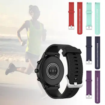 

Soft Silicone Wrist Strap For Gen 5 Carlyle HR Replacement Watch Band For Fossil Gen 5 Carlyle/Gen 5 Julianna/Gen 5Garrett 22mm