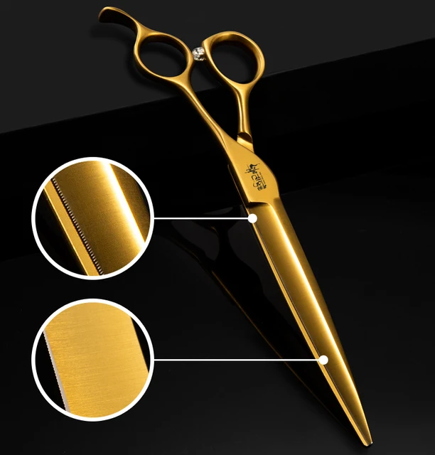 petgroomer Professional PetGrooming Scissors petstraight shears Handmade  7inches catpetdog Trimming highquality steel440c