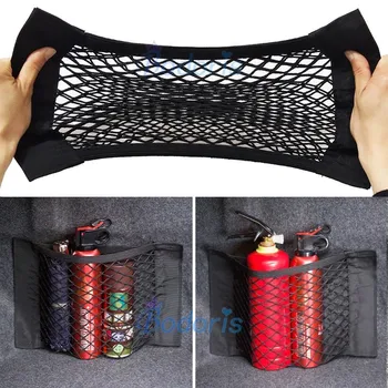 

For Audi Q5 Q3 2012-2016 2017 2018 2019 2020 Rear Truck Storage Bag Luggage Nets Hook Loop Elastic Net Car Organizer Accessories