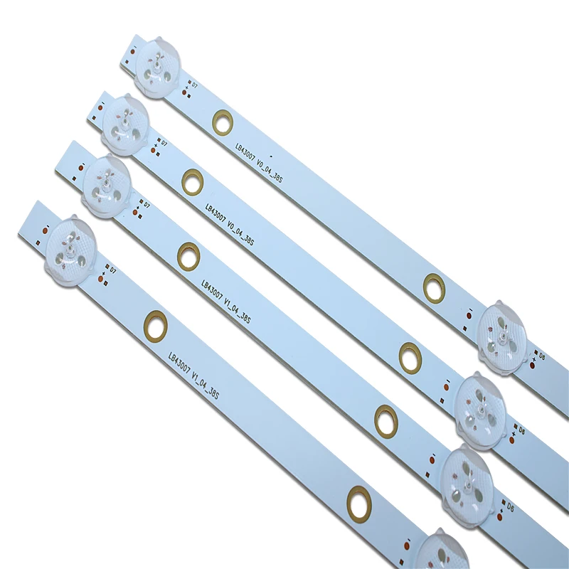 Faixa de Luz de Fundo de Led com Leds e 805 mm para Vestel 17db43h P43d300 Lb43007 Embutida Novo - Imagem 3