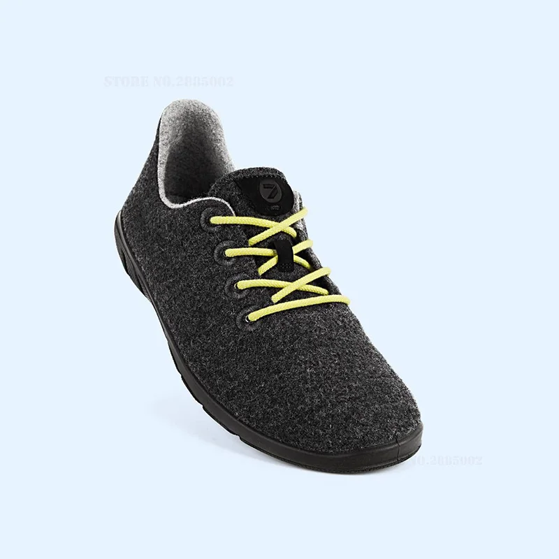 Xiaomi Qimian Wool Shoes Mens Comfortable Light Bomb Shock Absorbing Sport Shoes Non-slip Keep Warm