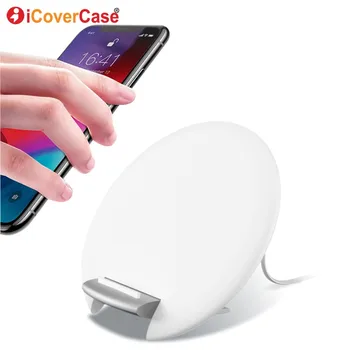 

For iPhone XS Max XR X 8 Plus Nokia 8 Sirocco 9 PureView Samsung S10 Wireless Charger Fast Qi Charging Pad Case Phone Accessory