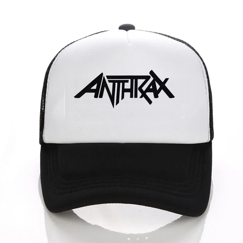 Anthrax band печать бейсбольная кепка для мужчин wo мужская летняя трендовая Кепка новая молодежная Джокер Солнцезащитная шляпа пляжный козырек для отдыха шляпа - Цвет: Темно-серый