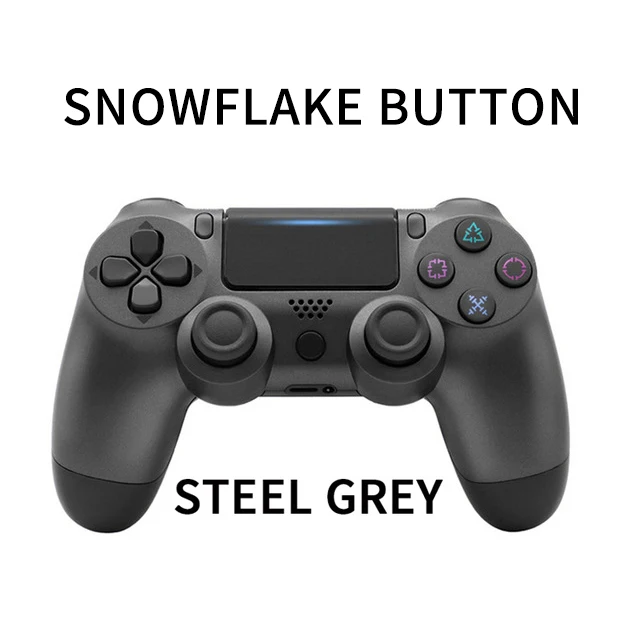 type1 Steel Grey Bluetooth Беспроводной джойстик для PS4 контроллер подходит для Игровые приставки 4 консоль для Игровые приставки Dualshock 4 геймпад для PS3 консоли геймпад джойстик для gamepad геймпад для пк для PS4 - Цвет: type1 Steel Grey