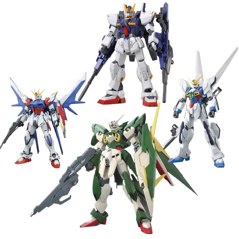 Модель из мультфильма в собранном виде воина гундама HG 1/144 создан Strike X демон