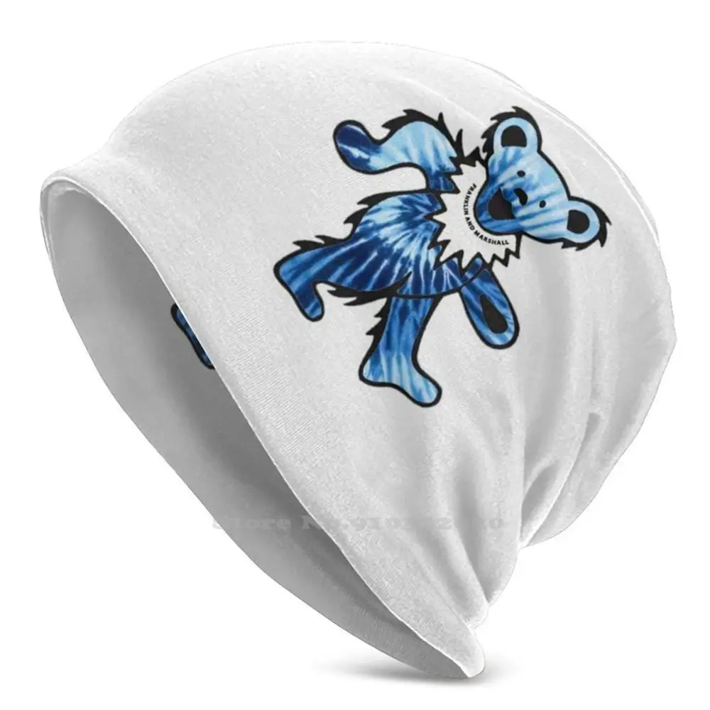 Franklin And Tie Dye Dancing Bear Stretch Beanie 3D Fai Da Te Print Cap Grateful Dead Bear Walking Bear Tie Dye Dancing Bear Franklin