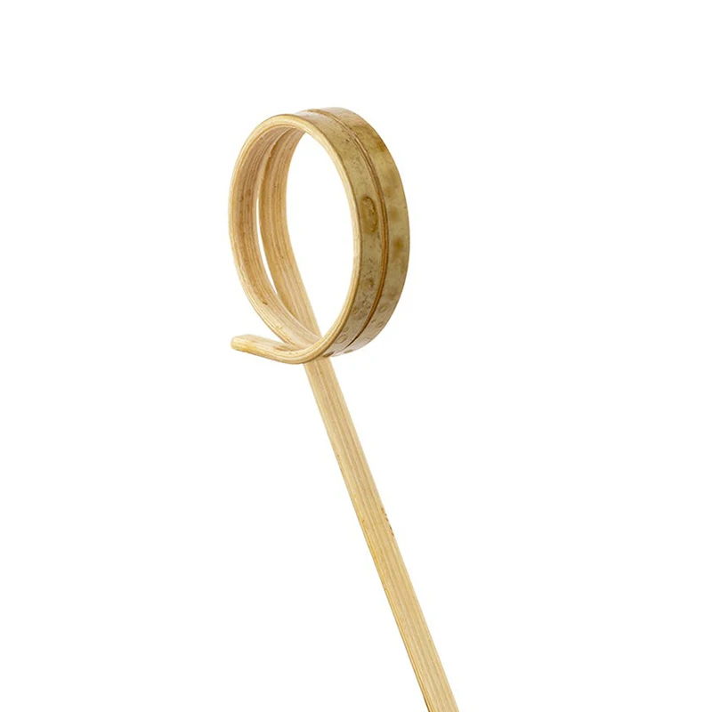 Natural Natural Knotted Bamboo PICKS Disposable SILVERWARE Party Wedding SALE 