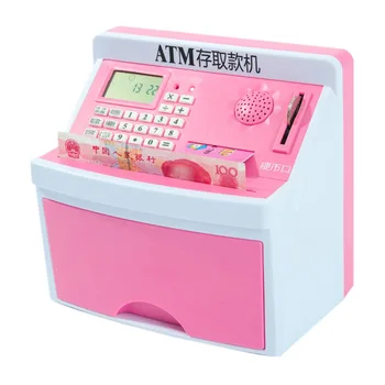 

USB Charging smart atm bank simulation deposit machine storage bank birthday gifts for kids cool electronic gadgets money box