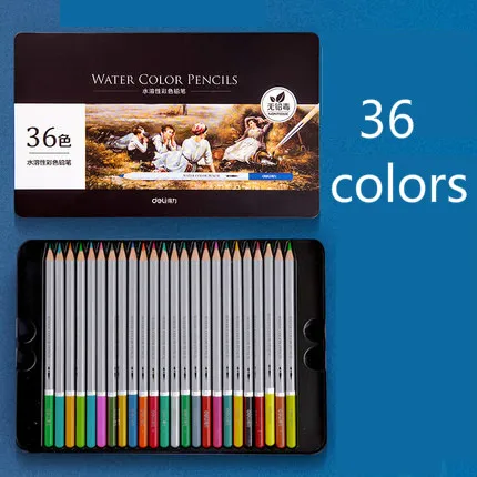 24/36/48/72 Colores Lapis De Cor Water-soluble Color Pencil Lapices De Colores  Profesionales Dibujo Colour Pencil Gift Box Set - AliExpress