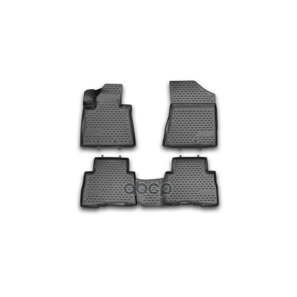 Комплект Резиновых Автомобильных Ковриков 3d В Салон Kia Sorento, 2012-, 4 Шт.(Полиуретан) ELEMENT арт. NLC3D2546210H