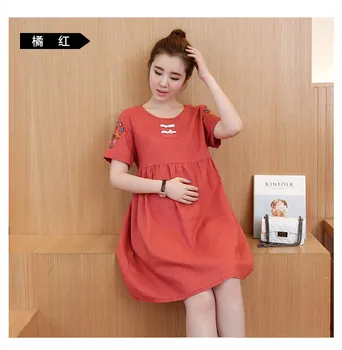 

2020 New Casual Women Pregnant Maternity Nursing Breastfeeding Summer Dress Beach clothes for pregnant women Plus Size