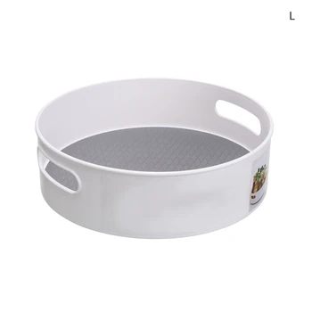 

Space Saving Organizer Round Rotating Easy Clean ABS Frame Storage Tray Tool Condiment Practical Multifunctional Home Corner