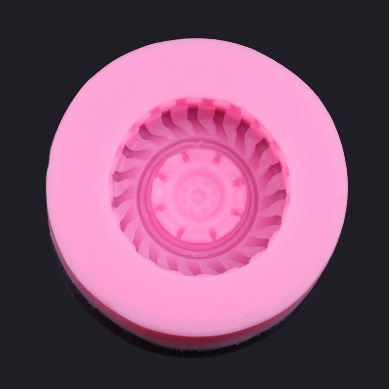 4 шт./компл. покрышки колеса мультфильм Fondant(сахарная) формы торта формы шоколада Кухня выпечки сахарные украшения торта формы силиконовые формы