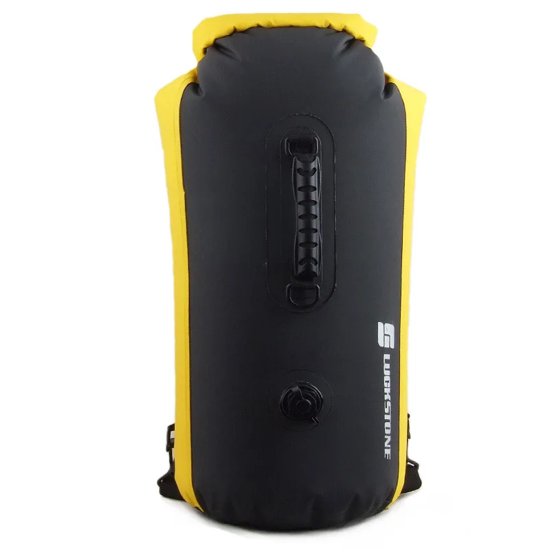 Professional PVC 25/60L Waterproof Bag Inflatable Backpack Snorkeling Rafting Drifting Diving Dry Bag Swimming Bucket