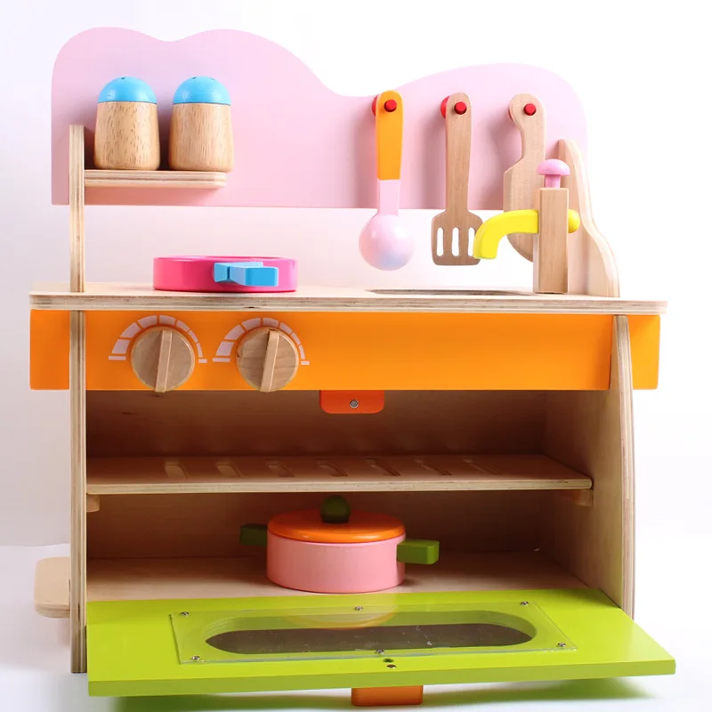 Игрушки для девочек, кухонный набор для детей, игрушки для детей, игрушки для детей, деревянные кухонные игрушки