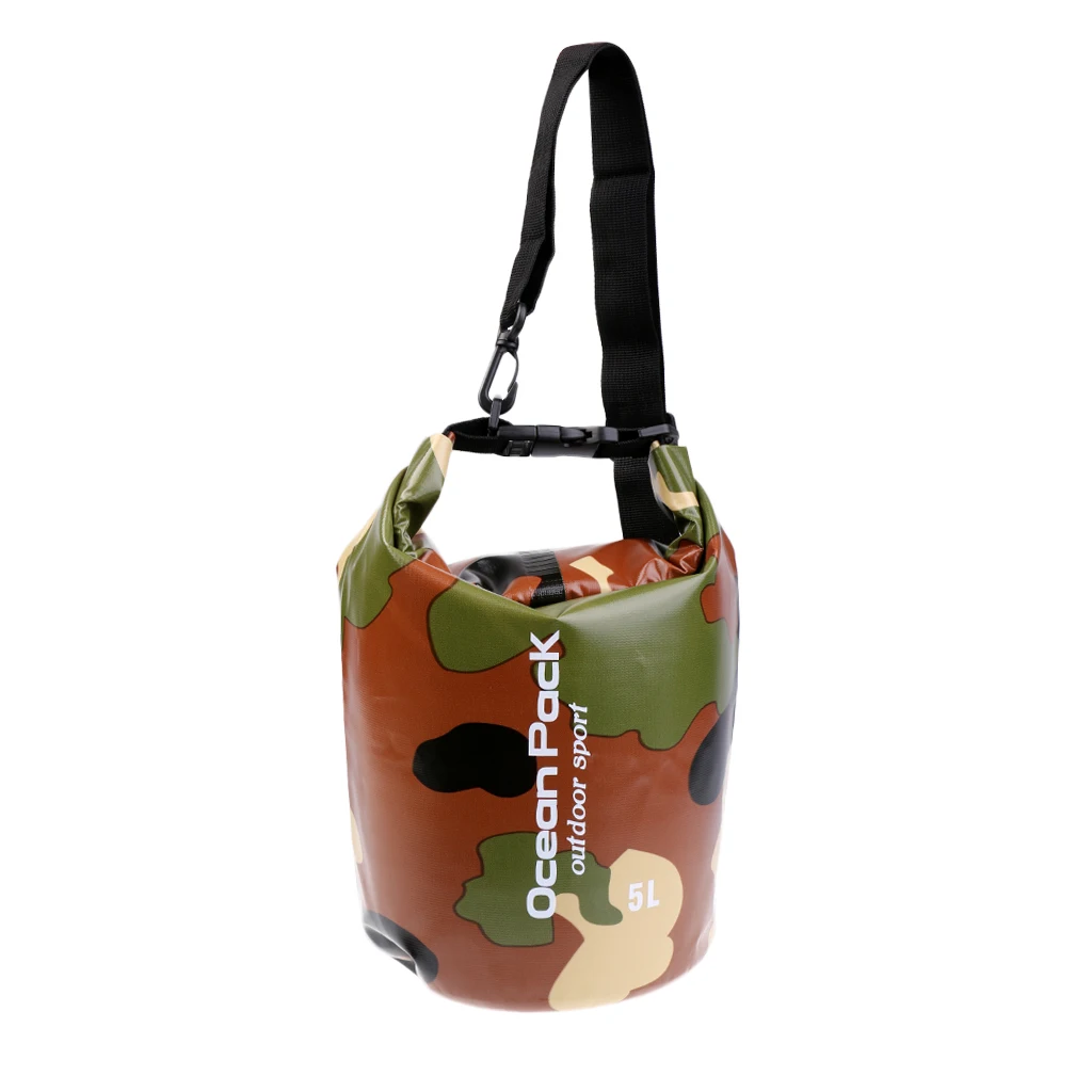2L-30L Waterproof Dry Sack Floating Bag Travel Camping Sailing Canoe Kayak Storage Pouch for Swimming Rafting Boating