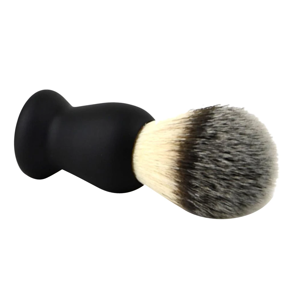 Men Shaving Soft Brush / Hair Removal Beard Moustache Whiskers Cleaning Tool with ABS Handle for Personal Care