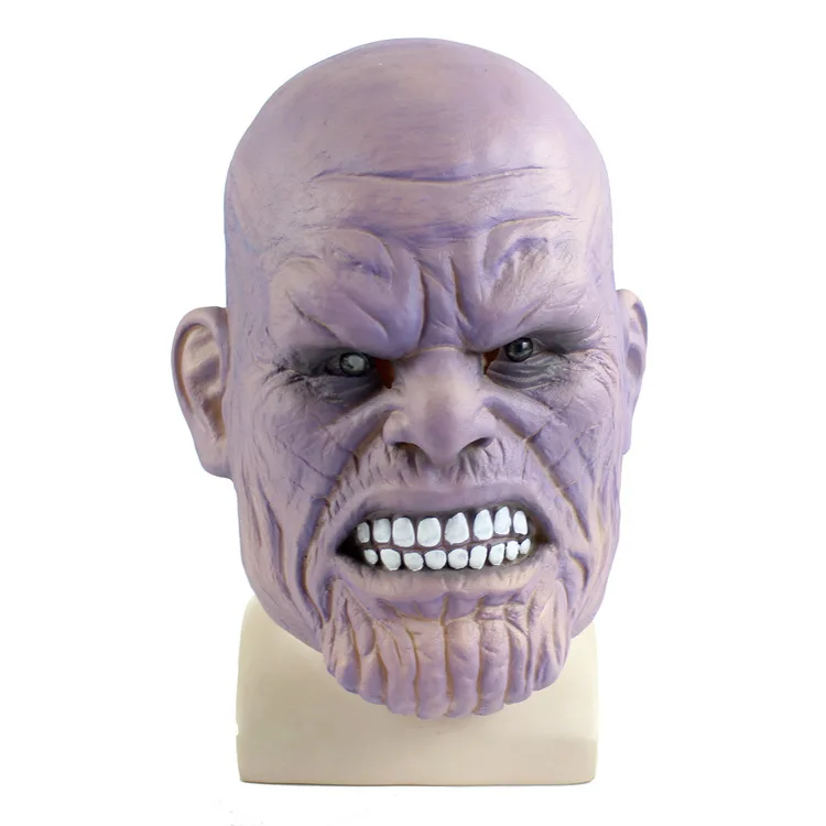 

Avengers 3 Thanos Head Band COS Marvel Hero Villain Props Live Realistic May Wear Thanos Mask Celebrity Style