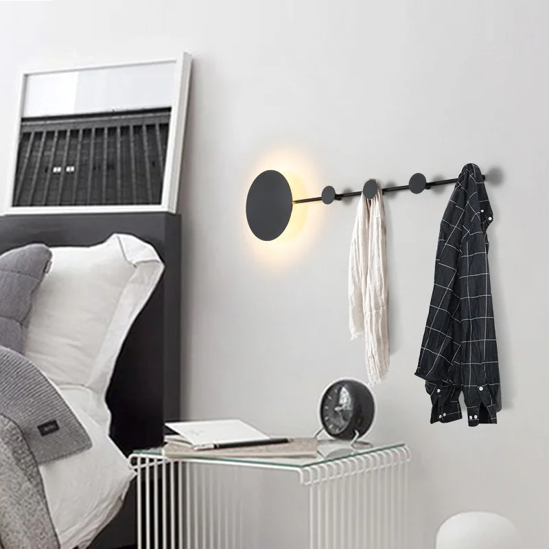 

New Postmodern simple creative wall light led bedroom bedside decoration Nordic designer living room corridor hotel wall lamps